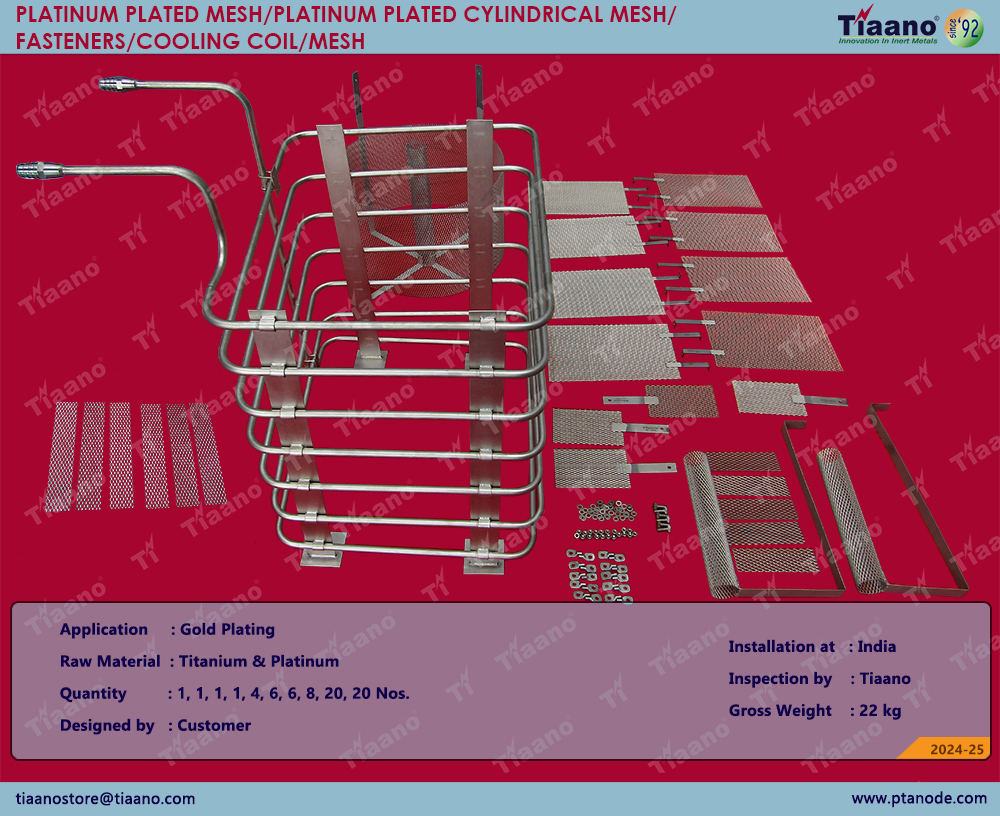 Gold Plating Anode