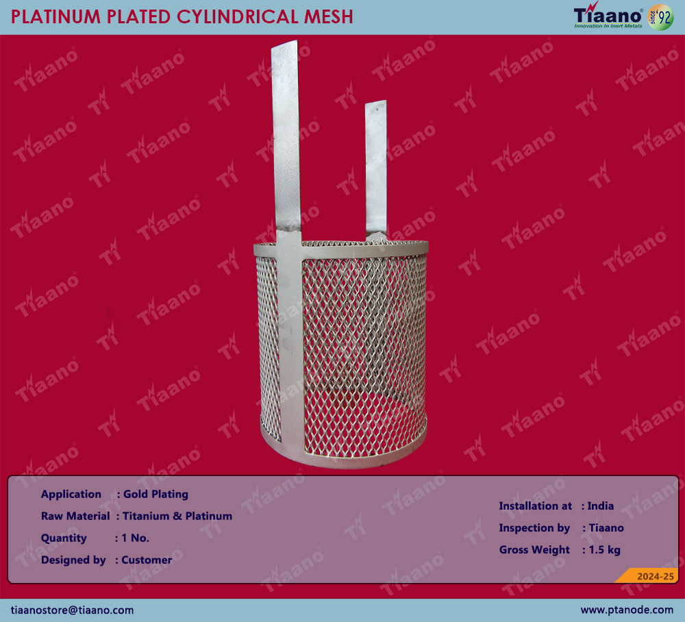 Gold Plating Anode