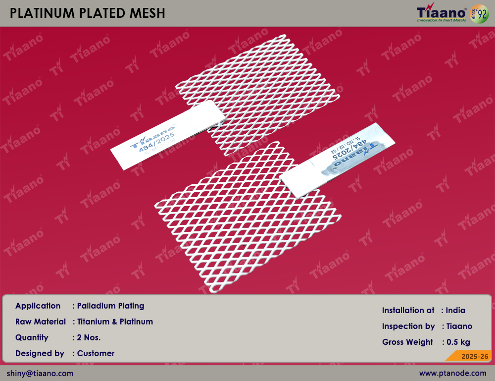 Gold Plating Anode