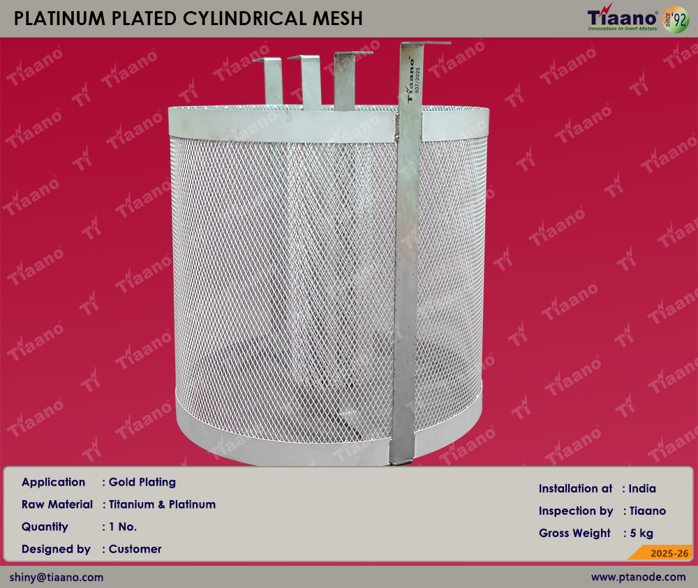 Gold Plating Anode