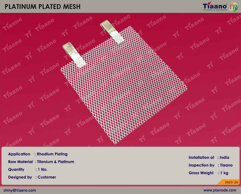 Gold Plating Anode