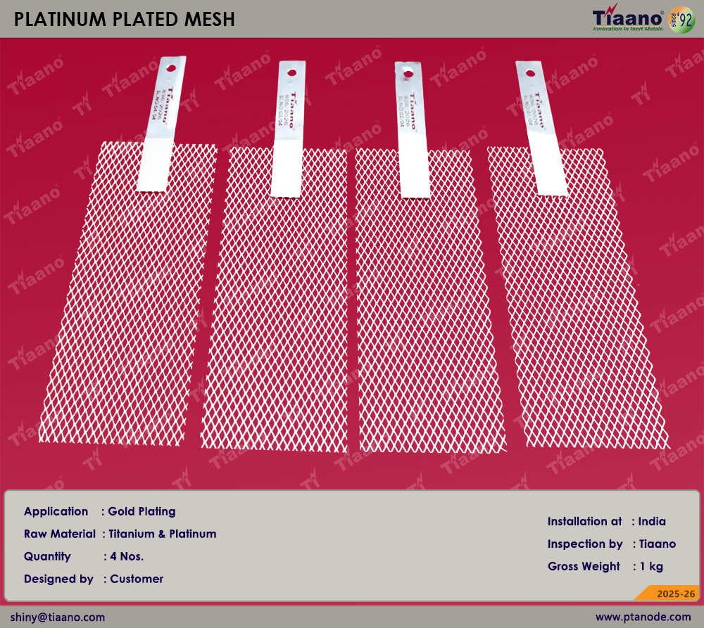 Gold Plating Anode